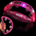 Light Up Tambourine - Pink Body - Multi LED